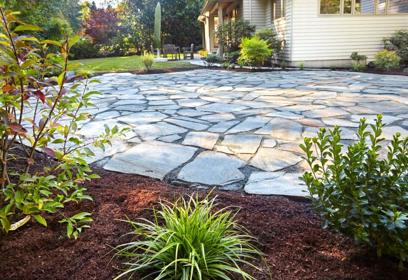 Fall Flagstone Installation